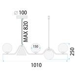 Hängelampe Gold APP1662-5CP