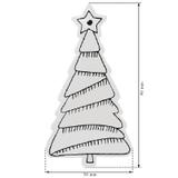 ZESTAW NA CHOINKĘ 12 SZTUK DREWNIANE CHOINKI KL-21X16