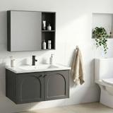 Conjunto de muebles de baño con lavabo Denver 80cm Grey