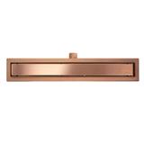 Odpływ Liniowy REA Neox brush copper 70
