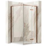 Shower enclosure Rea Bruno 90x90 Brush Copper