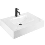 Wall-hung washbasin REA Aresa Belt White 70