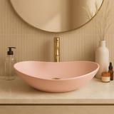 Vasque à poser Rea Royal Powder Pink Matt