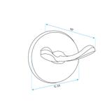 Вішалка для ванної Black 332868A RETRO