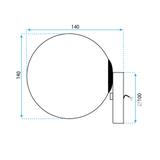 Wandlampe Kugel APP949-1W