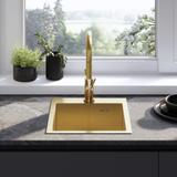 Zlewozmywak stalowy REA Leo 40 Złoty szczotkowany