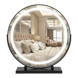 Lustro LED MAKE-UP Black 50 cm