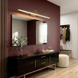 Koupelnové nástěnné LED svítidlo SWE021-1W 80cm Gold