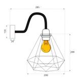 Wandlampe Loft Gold 392229