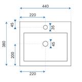 Freestanding basin Rea Daria