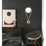 Wandlampe Glas Kugel Gold APP603-1W