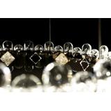 Crystal LED-Deckenleuchte APP1041-CP + Fernbedienung