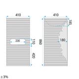 Vapaasti seisova pesuallas REA Travena Round