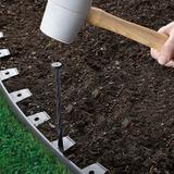 Obrzeże trawnikowe 436cm 8szt. + kotwy 24szt. HD 7101