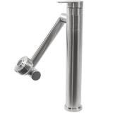 Baterie pentru baie Rea PACO Nickel Brush INOX High