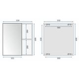 Ensemble de meubles de salle de bain avec vasque Astor 60 cm Beige