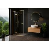 Душ кабина Rea Atlas 120x80 Brush Gold