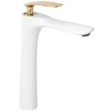 Bathroom faucet Rea Orbit White Gold High