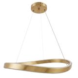 LAMPA SUFITOWA WISZĄCA SWE06-CP 80cm ZŁOTA SZCZOTKOWANA