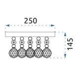 Deckenleuchte APP1038-3CP GOLD