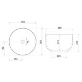 Umywalka nablatowa Rea Malena