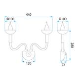 Lampa Ścienna Kinkiet APP1082-2W