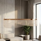 LAMPA SUFITOWA WISZĄCA G145-CP 60 ZŁOTA