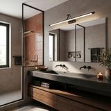 Bathroom LED wall sconce SWE027-1W 80cm Black