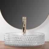 Nadgradni umivaonik Rea Cristal Transparent 39