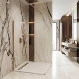 Shower screen Rea Heaven Brush Gold 120