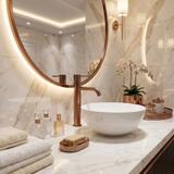 Slavina Rea Lungo Brush Copper Diamond Visoka