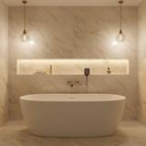 Bateria wannowa Rea Arlo Nikiel Szczotkowany