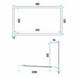ĮMONTUOJAMA VONIOS LENTYNA LED 30x45 Titan