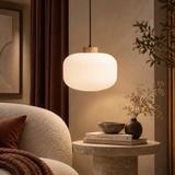 Lampa wisząca z białym kloszem APP1069-CP