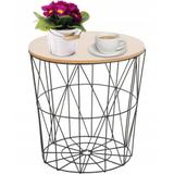 Druciany stolik kawowy Twins Rozmiar L