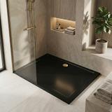Sprchová akrylová vanička Savoy 80x100 - černá