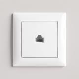 Gniazdo RJ45 OSTE JNH010-S Białe