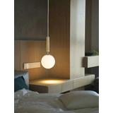 GLASKUGEL HÄNGELEUCHTE G108-1W GOLD E27