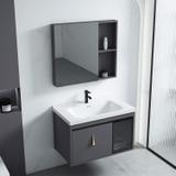 Conjunto de móveis de banheiro Paris 60cm Grey