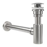 Sifón Klik-Klak Universal BRUSH NICKLE INOX