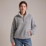 Bluza Damska Sherpa z kołnierzem Light Grey l