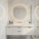 LUSTRO ŚCIENNE LED 60cm MMJ BRUSH GOLD