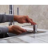 Дозатор жидкости для кухонной мойки Rea хром 322102D