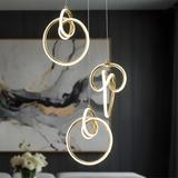 LED-Hängeleuchte G072-3CPR Gold