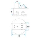 Shower system  Rea Lungo Diamond Copper + BOX