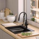 évier en granit KURT 110 WORKSTATION Black