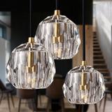 Lampa Sufitowa Kryształ APP588-3CPR Czarna