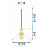 Lampe APP1172-1CP White