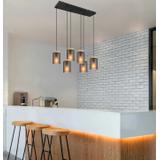 Hängelampe APP1813-6CP Frosted Grey