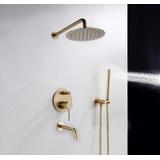 Built-in shower set Rea Lungo Gold + BOX